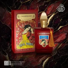 عطر زنانه فرگرنس ورد مدل کازاموراتی بوکت آیدل قرمز ادوپرفیوم حجم 100 میل طبع گرم و شیرین شرقی چوبی