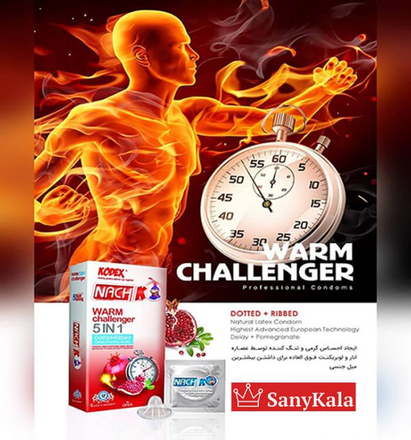 کاندوم کدکس Warm Challenger 5in1