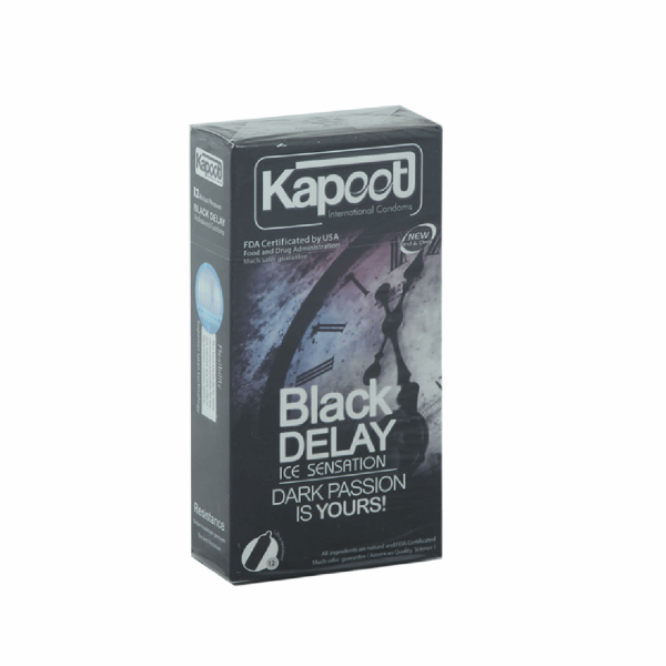 کاندوم تاخیری مشکی Black DELAY