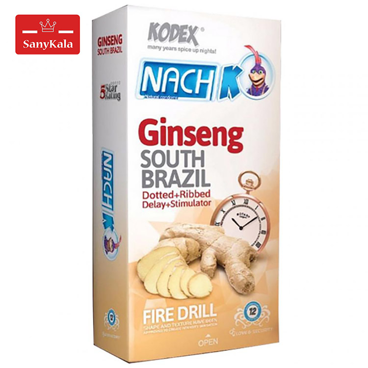 کاندوم کدکس ناچی مدل Ginseng south brazil